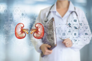 Kidney doctor seeing kidney Image