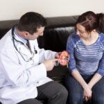 kidney doctor with patient