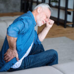Mature man suffering from chronic kidney disease